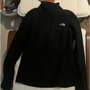 The North Face Black long sleeve alpine fleece jacket.size small